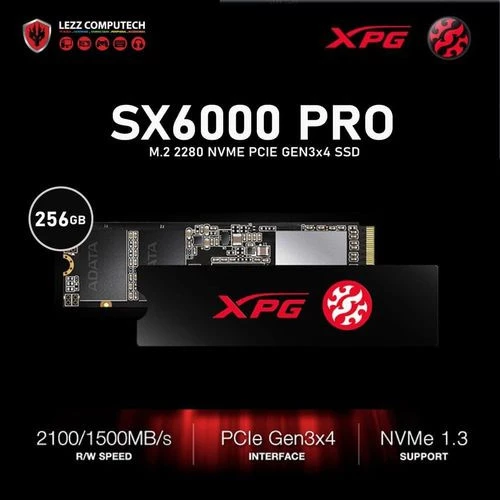SSD ADATA XPG SX6000 PRO 256GB - SSD M.2 NVMe PCIe Gen 3x4