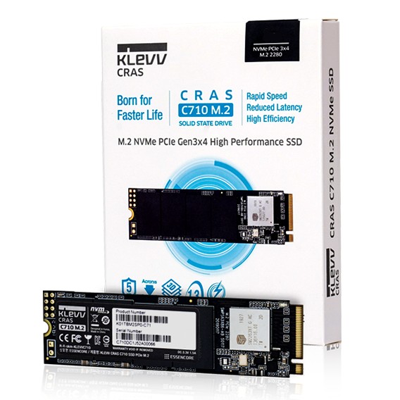KLEVV SSD CRAS C710 512GB M.2 2280 NVMe PCle Gen3 x4 / SSD 512GB