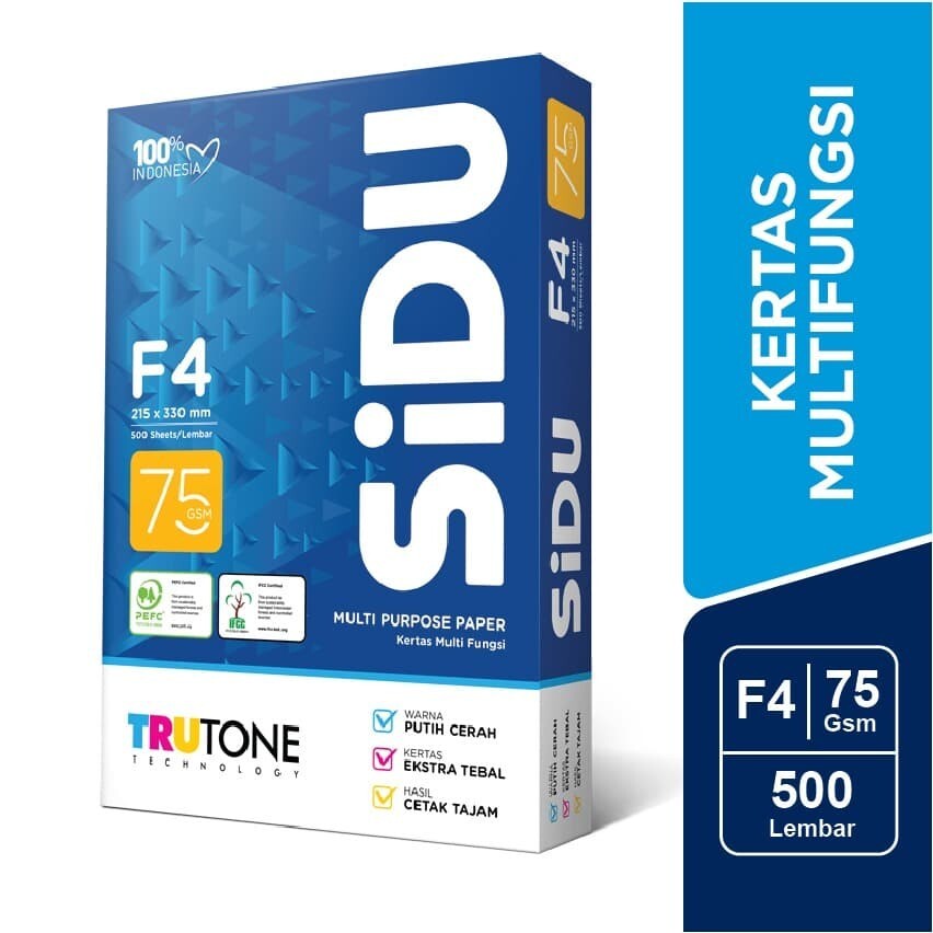 Kertas HVS  Sinar Dunia 70gsm F4