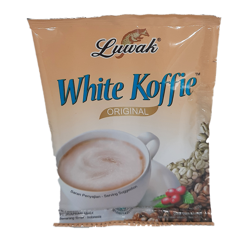 Kopi Bubuk LUWAK White Koffie 20 Gr