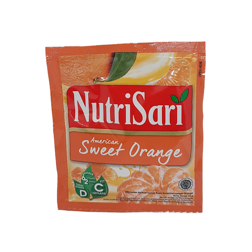 Minuman Serbuk NUTRISARI 11 GR - Sweet Orange