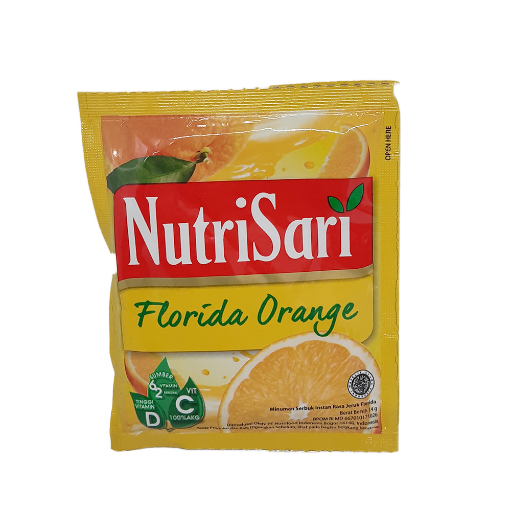 Minuman Serbuk NUTRISARI 11 GR - Florida Orange