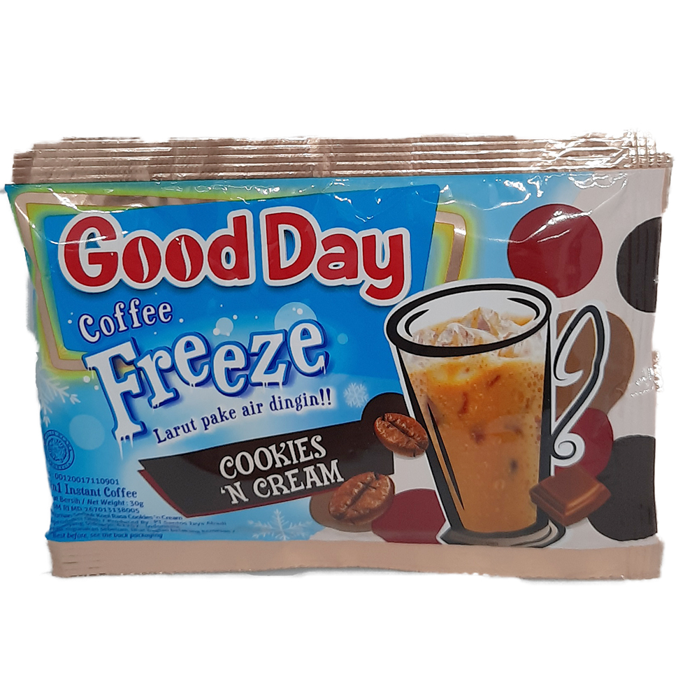 Kopi GOOD DAY Freeze Cookies n Cream 30 Gr
