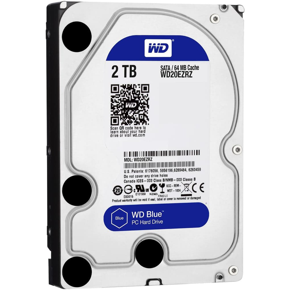 Hardisk WDC 2TB SATA3 256MB - Blue 3,5