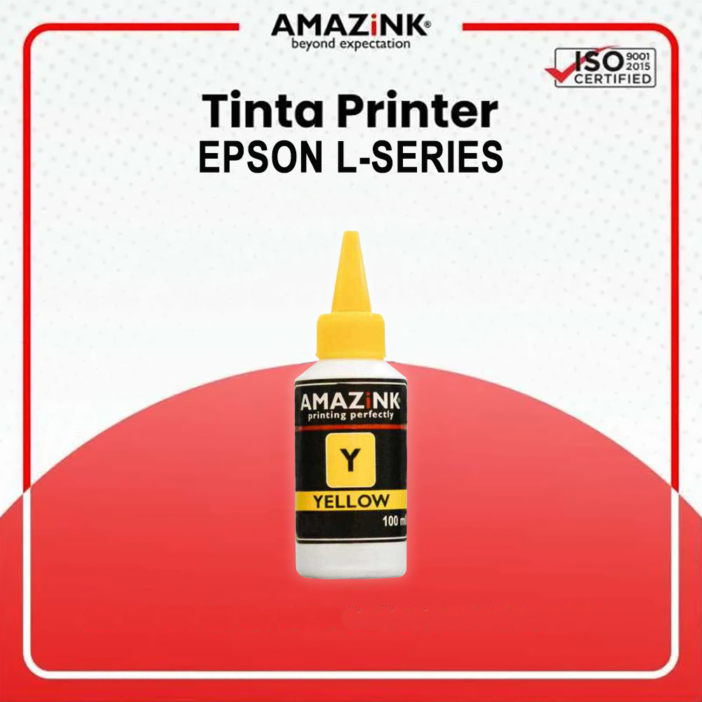 TINTA AMAZINK 100 ML YELLOW UNTUK PRINTER EPSON L SERIES