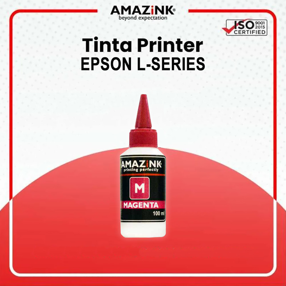 TINTA AMAZINK 100 ML MAGENTA UNTUK PRINTER EPSON L SERIES