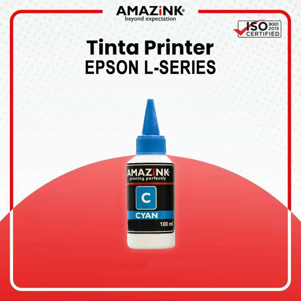 TINTA AMAZINK 100 ML CYAN UNTUK PRINTER EPSON L SERIES