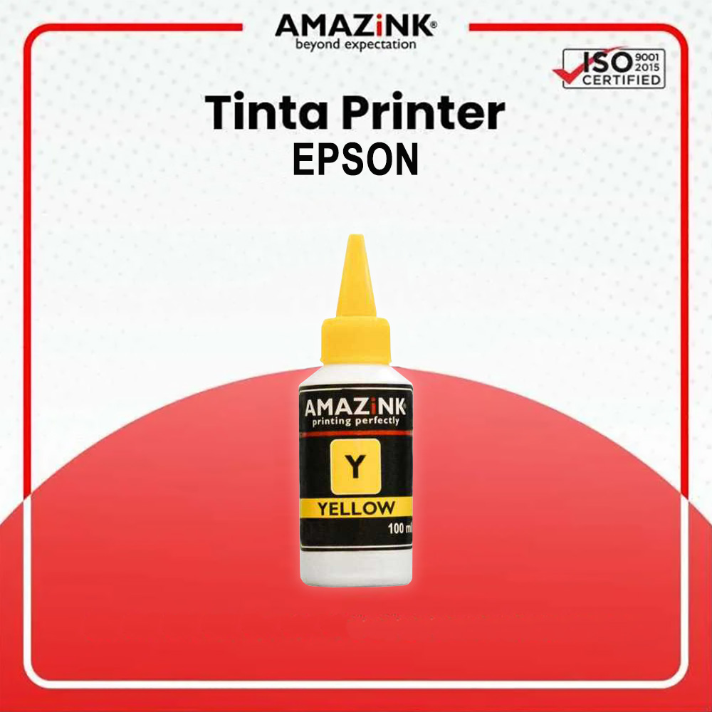 TINTA AMAZINK 100 ML YELLOW UNTUK PRINTER EPSON