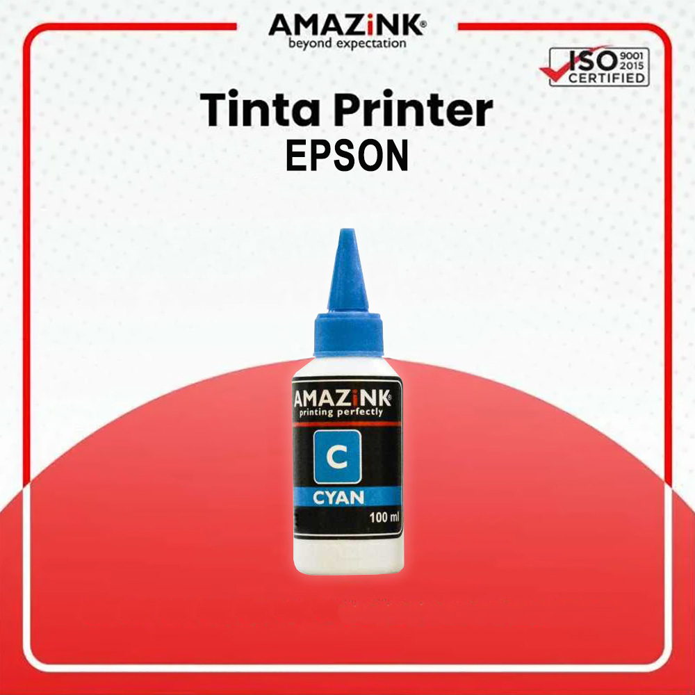 TINTA AMAZINK 100 ML CYAN UNTUK PRINTER EPSON