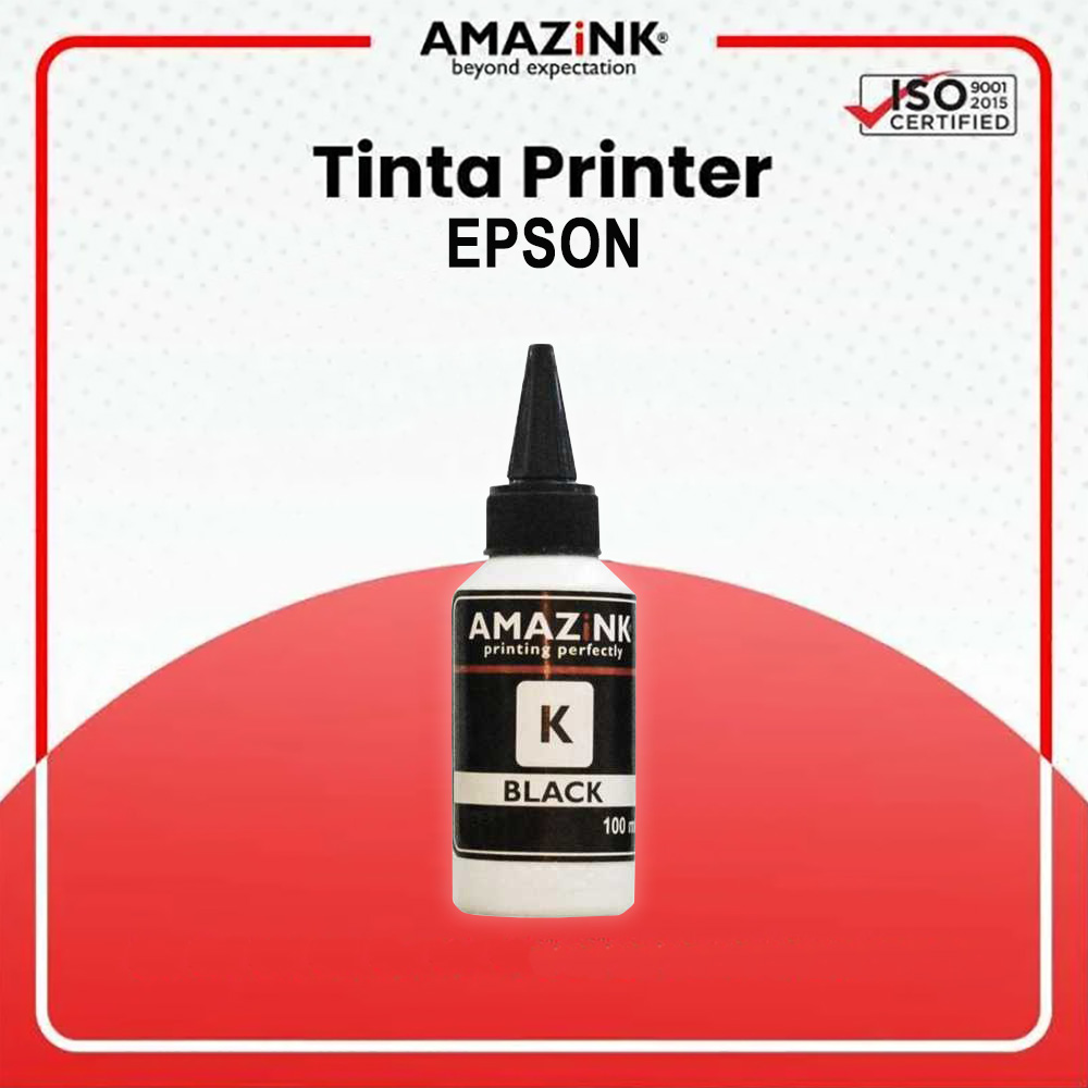 TINTA AMAZINK 100 ML BLACK UNTUK PRINTER EPSON