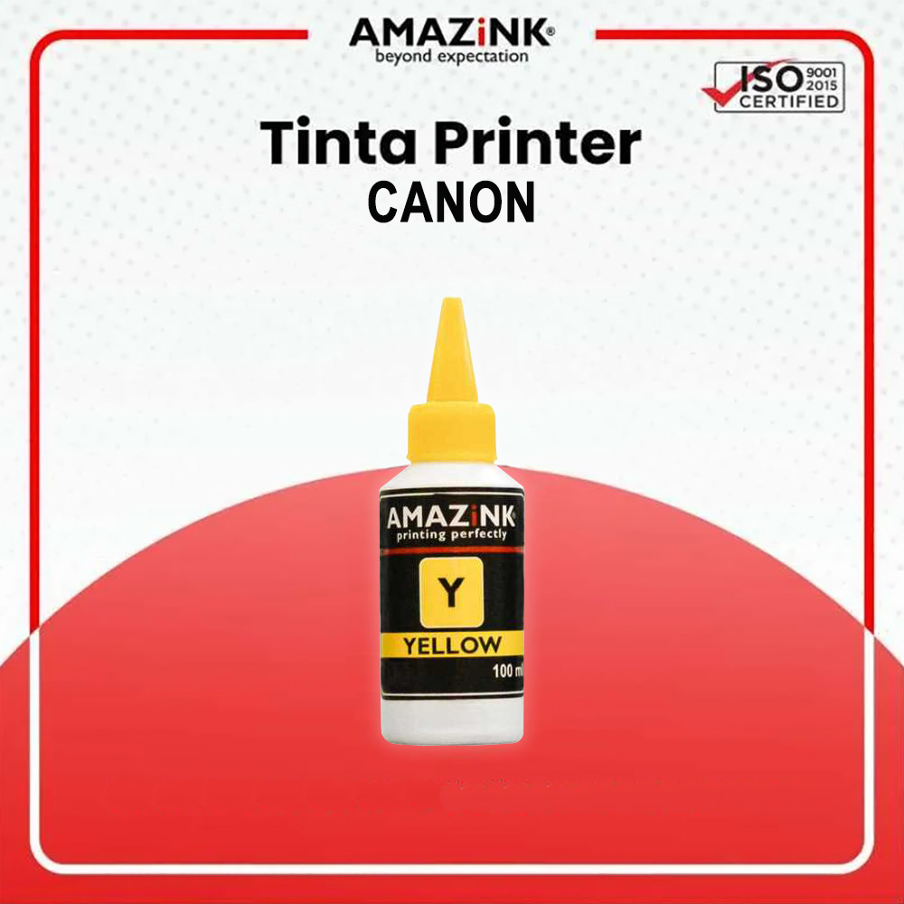  TINTA AMAZINK 100 ML YELLOW UNTUK PRINTER CANON