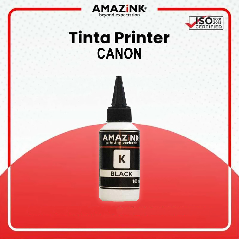 TINTA AMAZINK 100 ML BLACK UNTUK PRINTER CANON