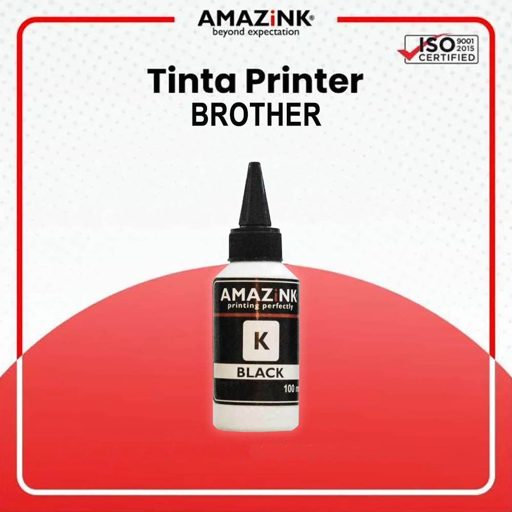 TINTA AMAZINK 100 ML BLACK UNTUK PRINTER BROTHER