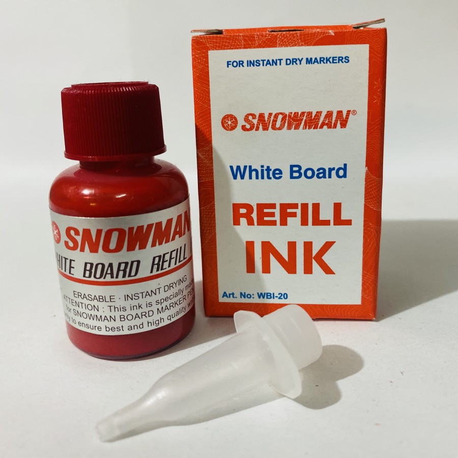 Tinta Whiteboard Snowman White Board Merah