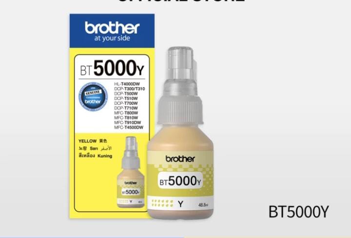 Tinta BROTHER BT-5000 Yellow 