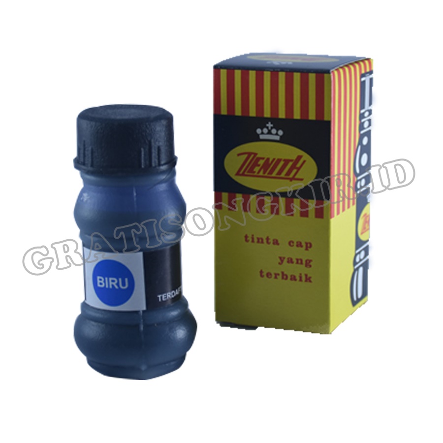 Tinta Stempel ZENITH Biru