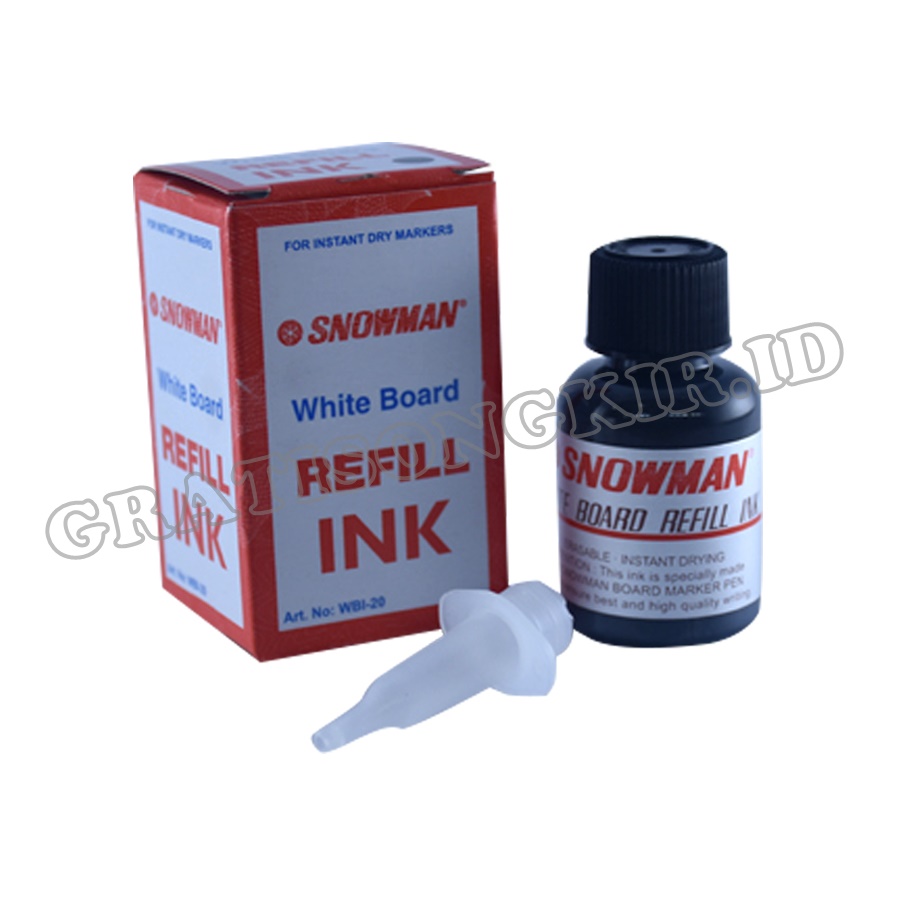 Tinta Whiteboard Snowman White Board Hitam