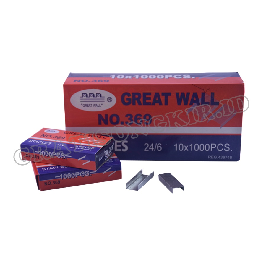 Isi Staples GREAT WALL No. 369 24/6